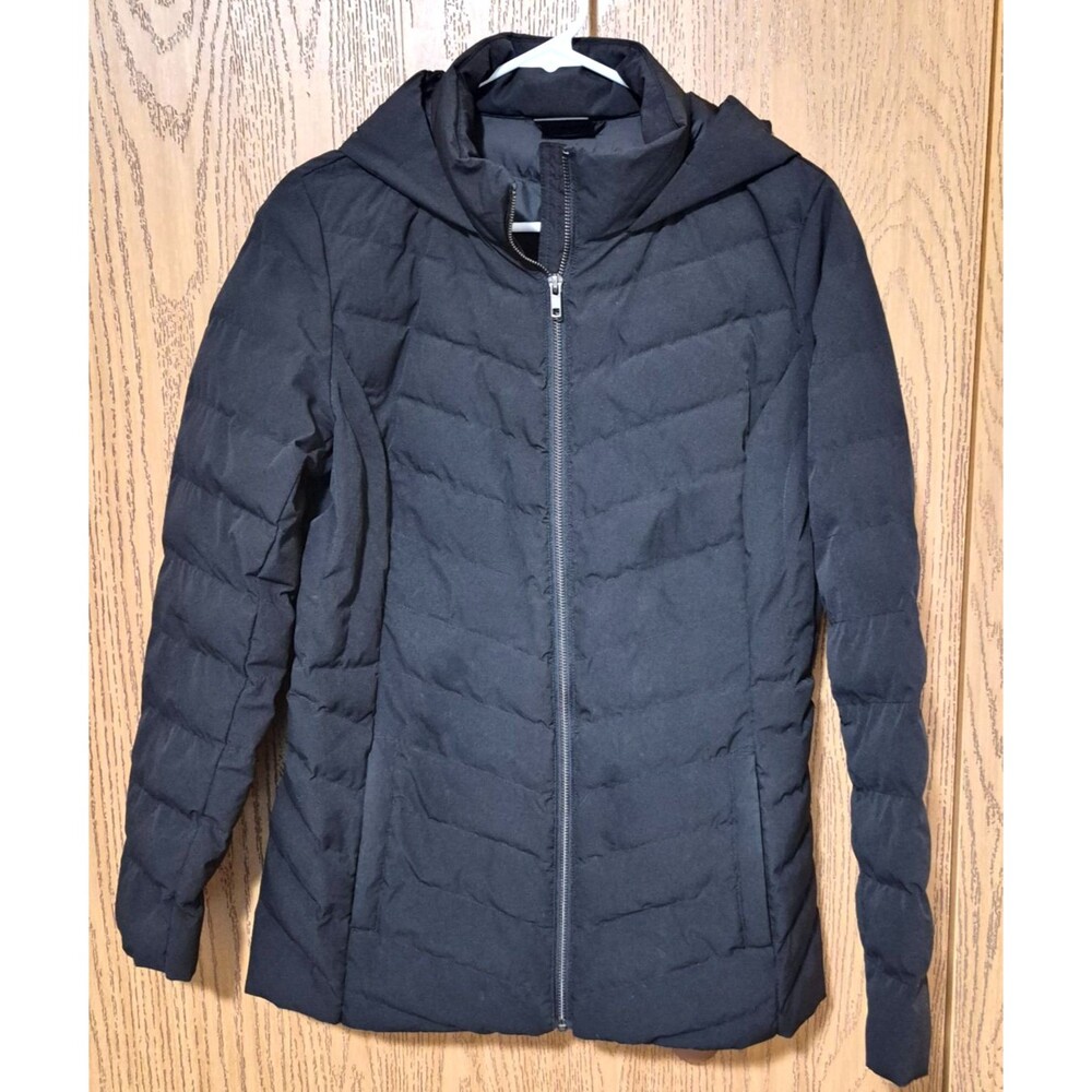 32 Degrees Heat Women's Black Warm Thick Winter Puffer Jacket w/Hood Size S